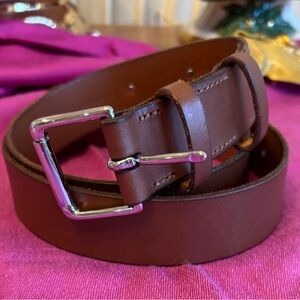 Men’s Brown Leather Polo Ralph  Lauren Belt Size 38
